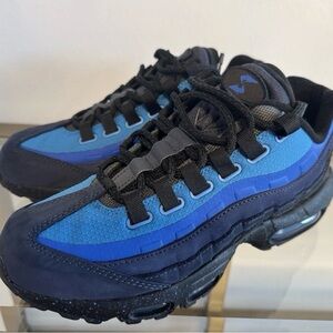 Nike x Stash Air Max 95 Black And Harbor Blue Size 7y Or 8.5 Women’s